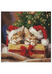 Ideyka Diamantmosaik - Flauschige Geschenke 40x40cm