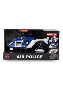 LENA Polizeihubschrauber mit Blaulicht und Ton