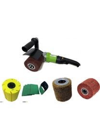 DuroTec, Schleifmaschine + Poliermaschine, DUR-51011 WT100/800DE Strukturb&uuml;rstenmaschine Metall Set (800 W)