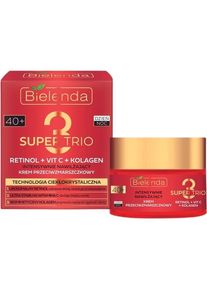 Bielenda, Gesichtscreme, Super Trio Retinol Vitamin C Collagen Intensively Moisturizing 40 Cream 50ml (50 ml)