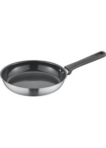Fiskars Essential Frying Pan 24cm, Pfanne + Kochtopf, Schwarz