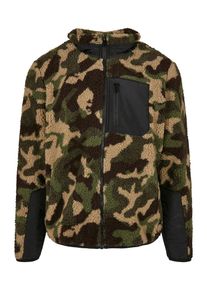 Urban Classics Veste en polaire Homme vert taille L