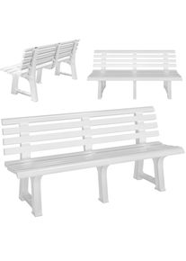 Casaria Tuinbank Orchidea Wit 145x49x74cm