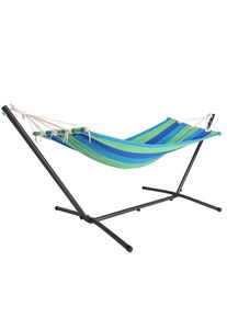 Detex Hangmat Groen 200x80cm met Metalen Frame