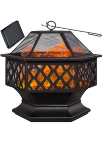 Gardebruk Vuurkorf Zeshoekig incl Deksel