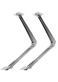 Deuba Automatische Raamopener Set van 2 Zilver 7,5 kg hefvermogen