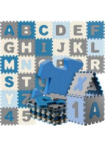 Spielwerk Puzzle mata 86-elementowe Niebieski