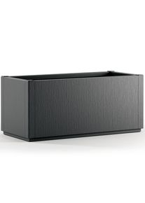 Casaria Bloempot Ethica Antraciet plastic 80x36x36cm