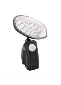 Deuba Solar-Wandlampe 15 LEDs mit Bewegungsmelder