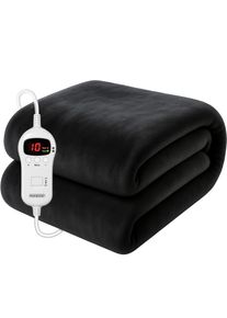 Monzana Manta el&eacute;ctrica lana 180x130cm Antracita