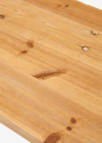 Holz Sitzbank, beige, Gr&ouml;&szlig;e 45x90 cm, bonprix