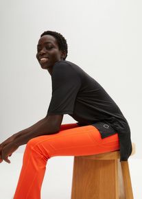 Langes Sport-Shirt mit Mesh schnelltrocknend, schwarz, Gr&ouml;&szlig;e 48/50 (XL), bonprix