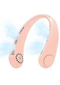 Prenosn&yacute; ventil&aacute;tor na krk, ružov&aacute;