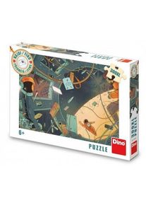 DinoToys Dino Puzzle Vesm&iacute;r - N&aacute;jdi 10 predmetov 47x33cm 300 dielikov XL v krabici 27x19x4cm