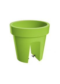 Prosperplast Kvetin&aacute;č na z&aacute;bradlie Lofly Railing limetkov&aacute;, 24,5 cm, 24,5 cm