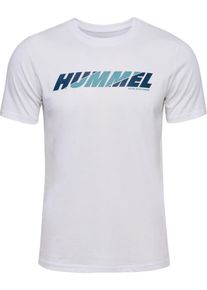 Hummel Koszulka dla mężczyzn niebieski / biały Rozmiar XXL