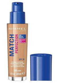 Rimmel Match Perfection Foundation 100 Ivory 30ml