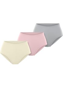 w&auml;schepur Damska Nohavičky, zv&yacute;&scaron;en&yacute; p&aacute;s, elastick&eacute; lemy strieborn&aacute; + ružov&aacute; + &scaron;ampansk&aacute; veľkosť 48/50