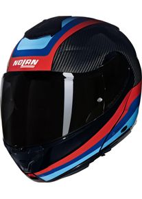 Nolan X-1005 Ultra Carbon Gran Tour 348, flip up helmet , color: Black/Red/Blue , size: L