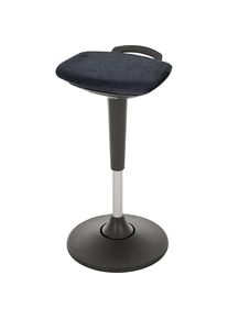 Multi-beweeglijke stahulp, in hoogte verstelbaar 600 - 840 mm, bekleding zwart