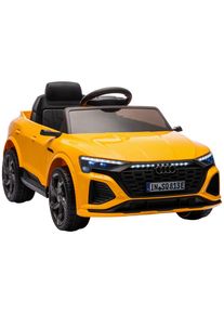 Atrigo Elektro-Kinderauto , Gelb, Schwarz , Metall, Kunststoff , 99x54x46 cm , unisex , Freizeit & Co, Gartenspielzeug, Kinder-Elektrofahrzeuge