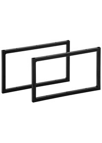 FU&szlig; , Schwarz , Metall , 45.5x28x15 cm ,