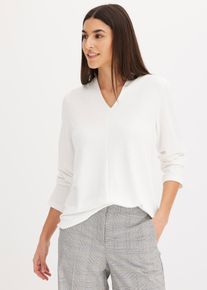 bonprix Femei Bluză cu m&acirc;neci lungi, alb, 36/38