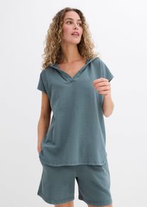 Sweatshirt i 100% bomull, gr&oslash;nn, st&oslash;rrelse 44/46 (L), bonprix