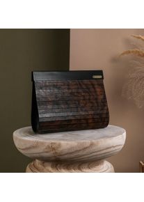 Holzkern Handtasche Uniqase Chinira Wurzelnuss Clutch