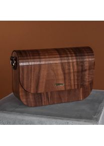 Holzkern Handbag Uniqase Ivay Walnut Shoulder Bag