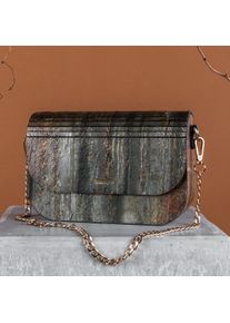 Holzkern Handbag Uniqase Iveya VEGAN Dark Grey Slate Shoulder Bag