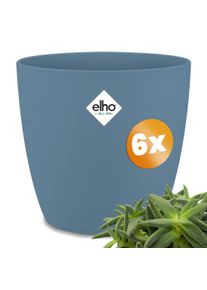 Gardebruk Bloempot Brussel set van 6 blauw 16x15cm 22L