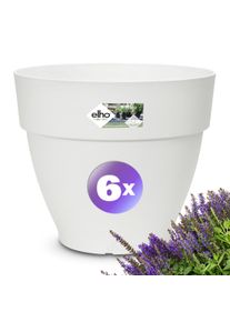 Gardebruk Juego de 6 macetas blancas 20x17cm 3,2L