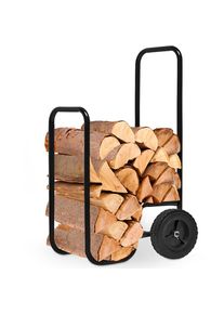 Gardebruk Brandhoutwagen Zwart Staal 56x45x105cm