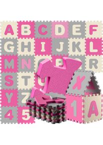 Spielwerk Puzzle mata 86-elementowe R&oacute;żowy