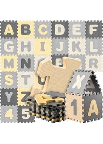 Spielwerk Puzzle mata 86-elementowe Szary