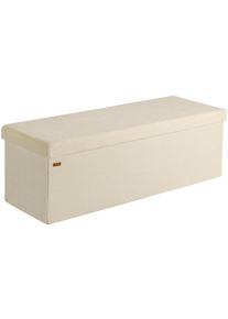 Casaria Ława Beige Cord 114x38x38cm MDF rozkładana