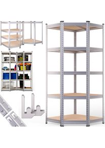 Monzana Schwerlasteckregal 180x70x40cm verzinkt 875kg