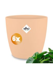 Gardebruk Bloempot Brussel set van 6 perzik 14x13cm 14L