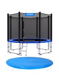 Monzana Cama el&aacute;stica &Oslash;427cm incl red de seguridad Cubierta T&Uuml;V S&Uuml;D GS