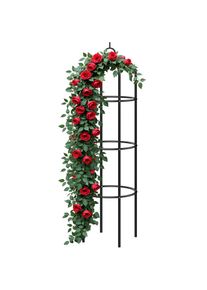 Gardebruk Columna de rosas negro 200x40cm