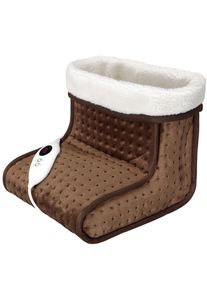 Monzana Calienta pies el&eacute;ctrico marr&oacute;n 100W 6 niveles