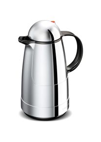 ROTPUNKT Isokanne Christine 1l bl.chr, Thermoskanne, Schwarz, Silber