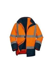 Deltaplus, Arbeitsjacke, Parka Speed-Hv Orange-Fluo Gr&ouml;sse (M)