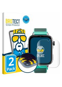 BROTECT Fullscreen f&uuml;r SaveFamily SaveWatch Plus 2 Schutzfolie Displayschutz Folie Klar Transparent, Smartwatch Schutzfolie, Transparent