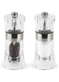 Peugeot Oslo Duo MS+MP, Pfefferm&uuml;hle + Salzm&uuml;hle, Transparent