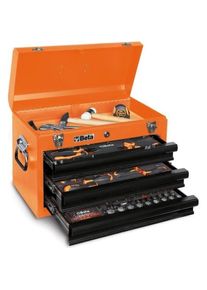 beta&reg; BETA, Werkzeugkoffer, 022006201 22002201 2200E/21 Werkzeugkasten mit 3 Schubladen gef&uuml;llt 159 St&uuml;ck (159 Teile)