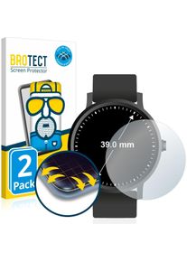 BROTECT Full-Cover Displayschutz Matt, Smartwatch Schutzfolie, Grau