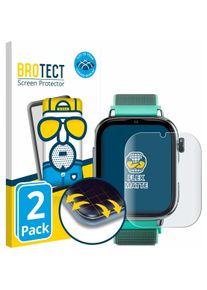 BROTECT Fullscreen f&uuml;r SaveFamily SaveWatch Plus 2 Schutzfolie Displayschutz Folie Matt Entspiegelungsfolie, Smartwatch Schutzfolie