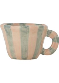 Bloomingville - Nini Cup - Multi - Stoneware, Tasse, Gr&uuml;n, Mehrfarbig, Rosa
